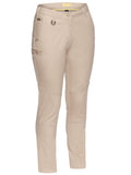 Bisley Workwear Women's Mid Rise Stretch Cotton Pants
