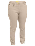 Bisley Workwear Women's Cotton Cargo Cuffed Pants