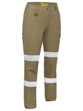 Bisley Workwear Woman's Taped Stretch Cotton Drill Cargo Pants