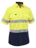 Bisley Workwear X Airflow™ Hi Vis Taped Stretch Ripstop Shirt