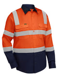 Bisley Workwear Taped Biomotion Hi Vis Cool Lightweight Vented Shirt