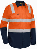 Bisley Workwear Taped Hi Vis Cool Lightweight Shirt with Shoulder Tape