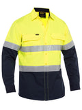 Bisley Workwear X Airflow™ Hi Vis Taped Stretch Ripstop Shirt