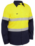 Bisley Workwear Taped Hi Vis Ripstop Vented Shirt
