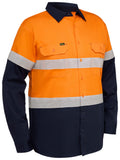 Bisley Workwear Taped Hi Vis Ripstop Vented Shirt