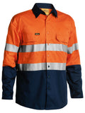 Bisley Workwear Taped Hi Vis Cool Lightweight Shirt (5X Embroidery Pack)