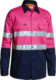 Bisley Workwear Taped Hi Vis Cool Lightweight Shirt