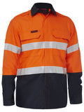 Bisley Workwear Apex 160 Taped Hi Vis FR Ripstop Vented Shirt