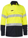 Bisley Workwear Apex 185 Taped Hi Vis FR Ripstop Vented Shirt
