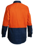 Bisley Workwear Hi Vis Closed Front Drill Shirt
