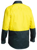 Bisley Workwear Hi Vis Closed Front Drill Shirt