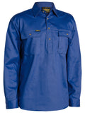 Bisley Workwear Closed Front Cotton Drill Shirt