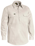 Bisley Workwear Closed Front Cool Lightweight Drill Shirt