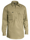 Bisley Workwear Closed Front Cool Lightweight Drill Shirt