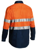 Bisley Workwear Taped Hi Vis Closed Front Cool Lightweight Shirt