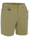 Bisley Workwear Stretch Cotton Elastic Waist Cargo Short