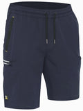 Bisley Workwear Flx & Move™ 4-Way Stretch Elastic Waist Cargo Short