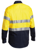 Bisley Workwear Taped Hi Vis Drill Shirt