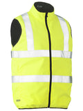 Bisley Workwear Taped Hi Vis Reversible Puffer Vest