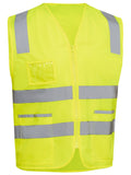 Bisley Workwear Taped Hi Vis Safety Zip Vest