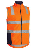 Bisley Workwear Taped Hi Vis Soft Shell Vest