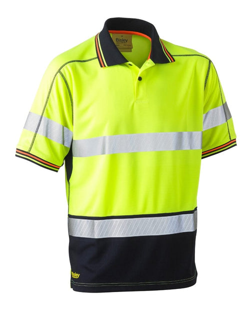 Taped Hi Vis Polyester Mesh Short Sleeve Polo