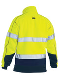 Bisley Workwear Taped Hi Vis 1/4 Zip Fleece Pullover