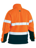 Bisley Workwear Taped Hi Vis 1/4 Zip Fleece Pullover