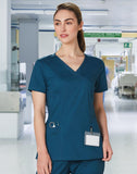 LADIES SCRUB TOP - M7640