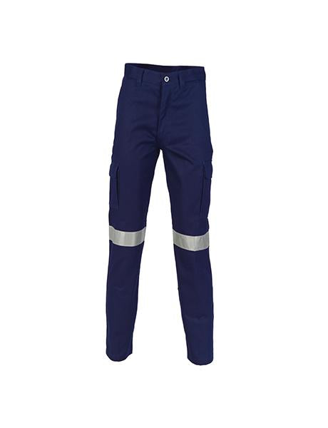 DNC Cotton Drill Cargo Pants wth 3M Reflective Tape (3319)