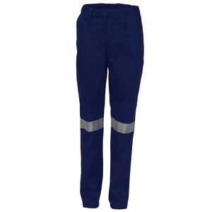 DNC Ladies Cotton Drill Pants with 3M R/Tape (3328)