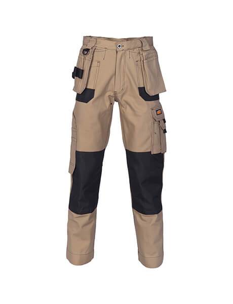 DNC Duratex Cotton Duck Weave Tradies Cargo Pants with Twin Holster Tool Pocket  (3337)