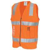 DNC Day/Night Side Panel Safety Vest with CSR Reflective Tape (3507)