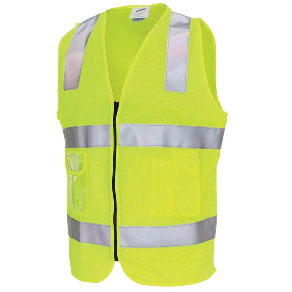 DNC Day/Night Side Panel Safety Vest with CSR Reflective Tape (3507)