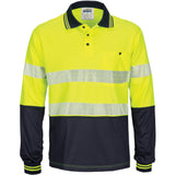 DNC HiVis Segment Taped Mircomesh Polo - Long Sleeve (3513)