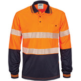 DNC HiVis Segment Taped Mircomesh Polo - Long Sleeve (3513)