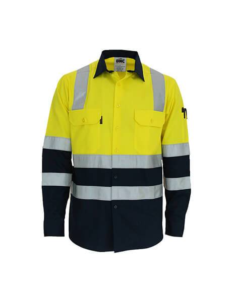 DNC HiVis Two Tone L/W Cotton Bio-Motion & 
