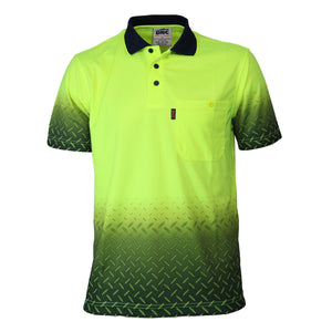 DNC HiVis Sublimated Diamond Plate Polo (3552)