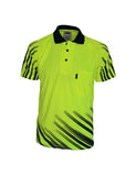 DNC HiVis Sublimated Full Stripe Polo (3566)