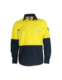 DNC Two-Tone RipStop Cotton Cool Shirt, Long Sleeve (3586)