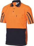 DNC HiVis Cool Breathe Printed Stripe Polo - Short Sleeve (3752)