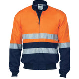 DNC HiVis Two Tone D/N Cotton Bomber Jacket with CSR R/Tape (3758)