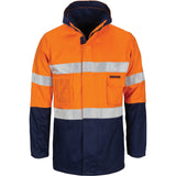 DNC HiVis "4 IN 1" Cotton Drill Jacket with Generic R/Tape (3764)