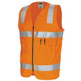 DNC Day/Night Zipped Cotton Safety Vest (3809)