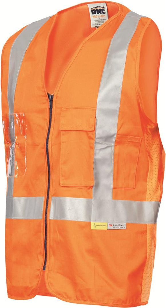 DNC Day/Night Cross Back Cotton Safety Vest (3810)