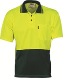 DNC Hivis Two Tone Cool Breathe Polo Shirt, Short Sleeve (3811)