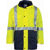 DNC HiVis Two Tone Quilted Jacket with 3M R/Tape (3863)