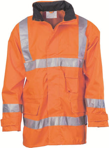 DNC HiVis D/N Breathable Rain Jacket with 3M 8906 R/Tape (3871)