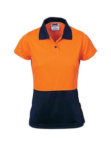 DNC Ladies HiVis Two Tone Short Sleeve Polo (3897)