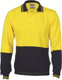 DNC HiVis Cool Breeze Cotton Jersey L/S Food Industry Polo (3906)